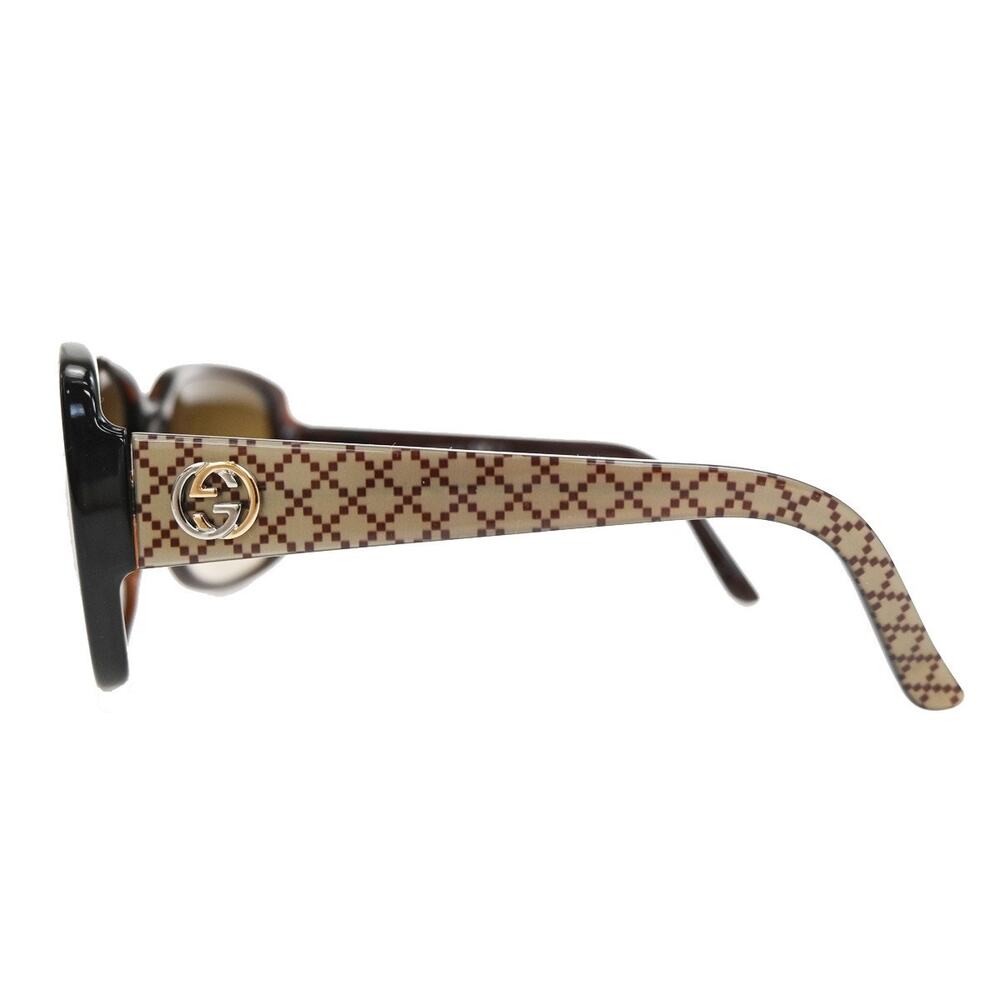 Gucci Plastic Interlocking G Sunglasses Brown - image 2